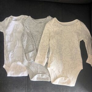 Kids One Pieces - White, Gray, Cream